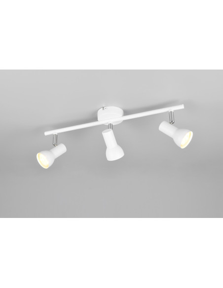 REGLETA 3 FOCOS CANTAR BLANCO