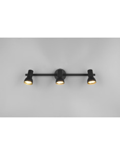 REGLETA 3 FOCOS CANTAR NEGRO 2