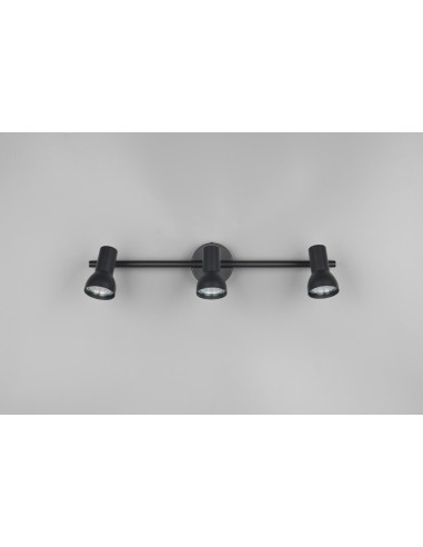 REGLETA 3 FOCOS CANTAR NEGRO