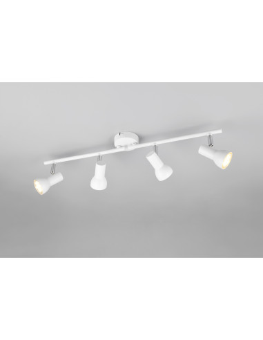 REGLETA 4 FOCOS CANTAR BLANCO