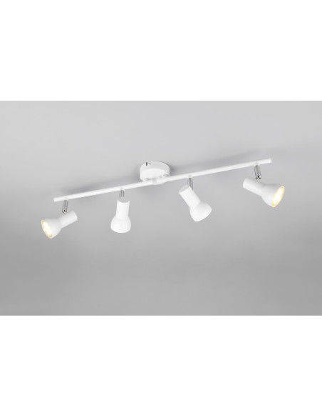 REGLETA 4 FOCOS CANTAR BLANCO