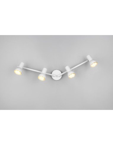 REGLETA 4 FOCOS CANTAR BLANCO
