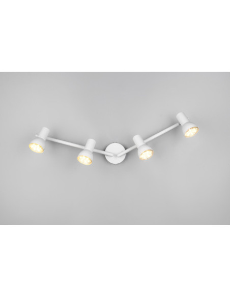 REGLETA 4 FOCOS CANTAR BLANCO