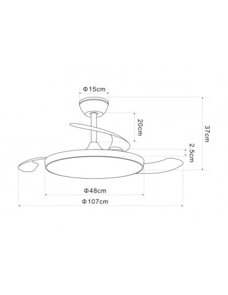 VENTILADOR BRETAÑA CAFÉ