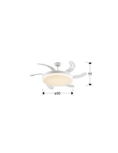 VENTILADOR VENTO MAXI BLANCO