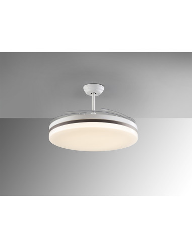 VENTILADOR VENTO MAXI BLANCO/BRONCE