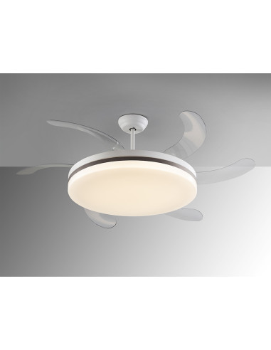 VENTILADOR VENTO MAXI BLANCO/BRONCE