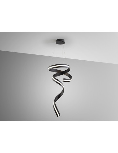 AMARA LAMPARA VERTICAL NEGRO MATE