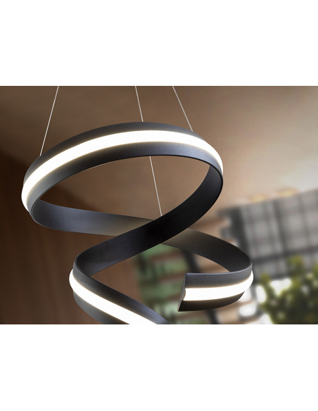 AMARA LAMPARA VERTICAL NEGRO MATE