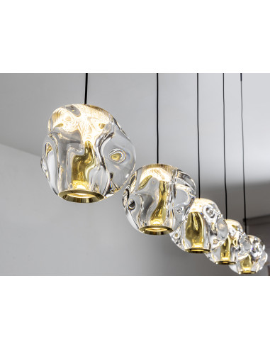 ZARIA LAMP 5L NEGRO/ORO/TRANSP