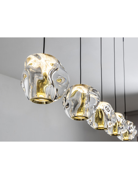 ZARIA LAMP 5L NEGRO/ORO/TRANSP