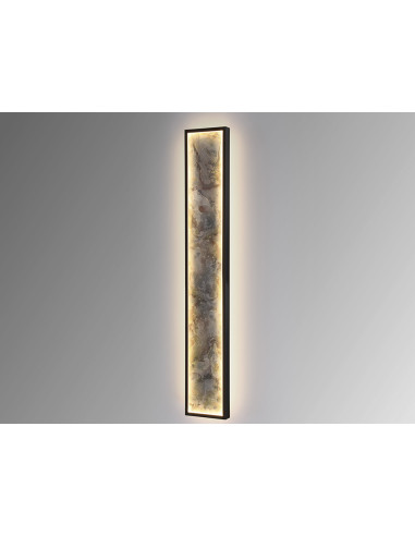 STONE APLIQUE/PLAFON LED CCT NEGRO