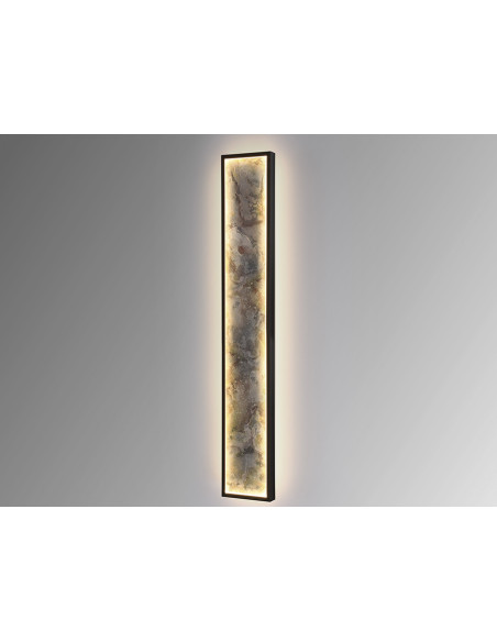 STONE APLIQUE/PLAFON LED CCT NEGRO