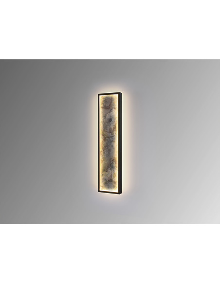 STONE APLIQUE/PLAFON LED CCT NEGRO