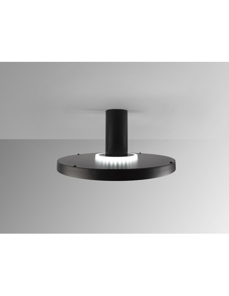 STONE APLIQUE/PLAFON LED CCT NEGRO D30