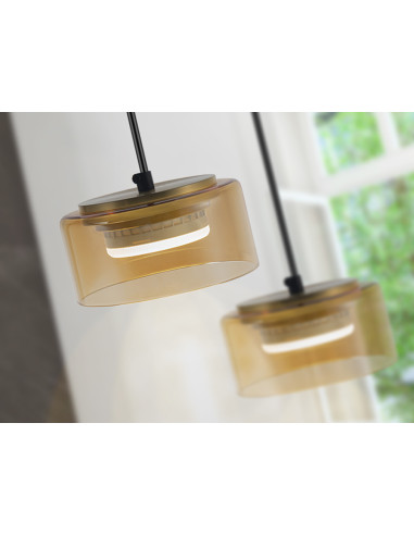 OLAIA LAMPARA 1L NEGRO-AMBAR