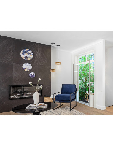 OLAIA LAMPARA 1L NEGRO-AMBAR