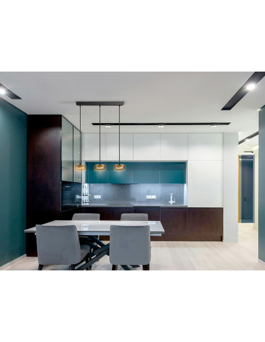 OLAIA LAMPARA 3L NEGRO-AMBAR