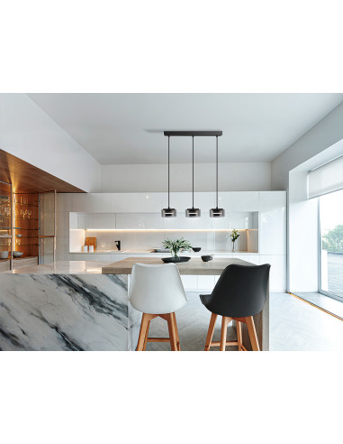 OLAIA LAMPARA 3L NEGRO-SMOKY