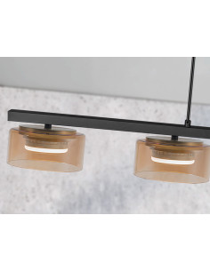 OLAIA LAMPARA 4L NEGRO-AMBAR 2