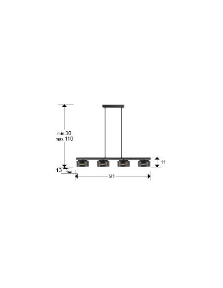 OLAIA LAMPARA 4L NEGRO-SMOKY