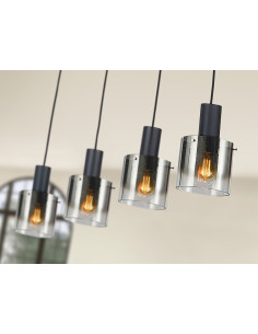 VENIZE LAMPARA 4L NEGRO-SMOKE 2