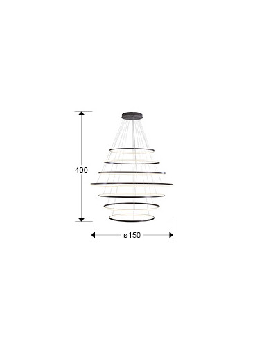 LAMPARA ODESA BRONCE