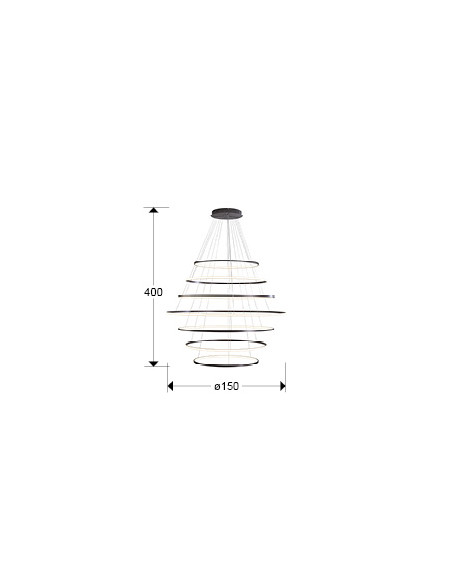 LAMPARA ODESA BRONCE