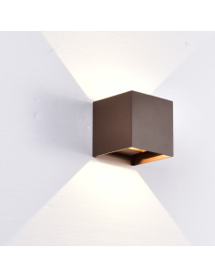 APLIQUE DAVOS 12W CORTEN 4K