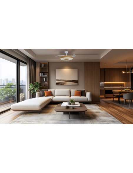 VENTILADOR PARIS MINI BLANCO HAYA