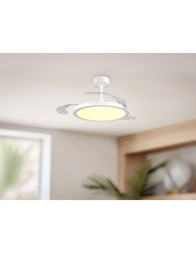 VENTILADOR KASFJORD BLANCO