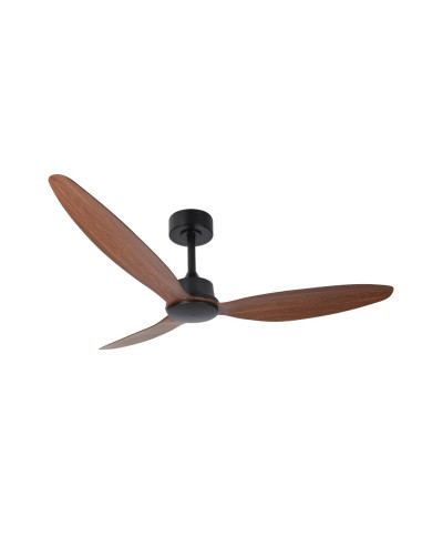 VENTILADOR TRENTO NEGRO NOGAL 1320Ø