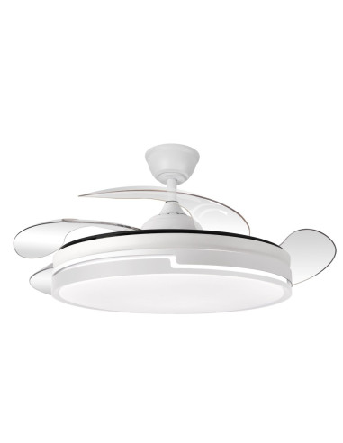 VENTILADOR ROMA 80W BLANCO CCT 1320Ø
