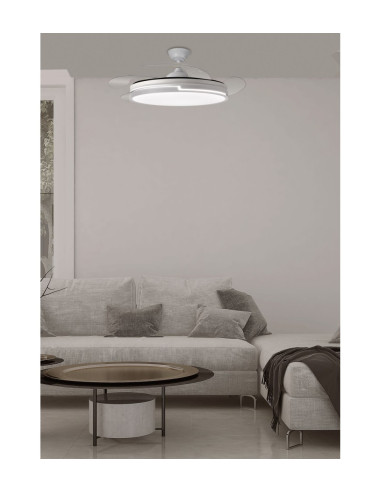 VENTILADOR ROMA 80W BLANCO CCT 1320Ø