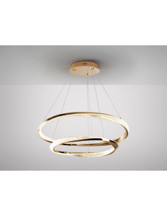 ORBITAS LAMPARA 2 AROS ORO 2