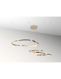 ORBITAS LAMPARA 3 AROS ORO